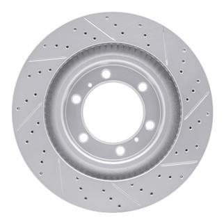 R1 10-24 Lexus Gx460 Front Left Drilled & Slotted Geo-Carbon Rotor