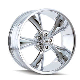 Ridler 695 18x8 / 5x127 BP / 0mm Offset / 83.82mm Hub Chrome Wheel