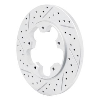 R1 15-26 Ford Transit-250 Rear Left Drilled & Slotted Geo-Carbon Rotor