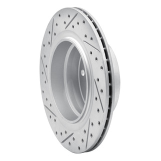 R1 03-08 BMW Z4 Rear Right Drilled & Slotted Geo-Carbon Rotor