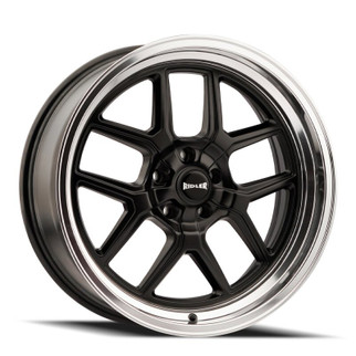 Ridler 610 20x8.5 / 5x127 BP / 0mm Offset / 83.82mm Hub Matte Black Polished Wheel