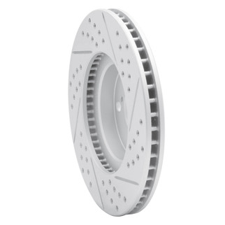 R1 00-10 Pontiac Vibe Front Left Drilled & Slotted Geo-Carbon Rotor