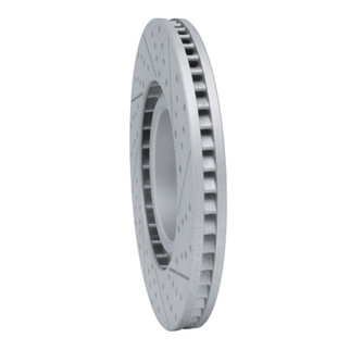 R1 09-11 Lexus Is350 Left Front Drilled & Slotted Geo-Carbon Rotor