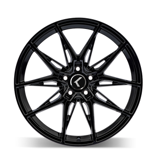 Kraze KR196 Evolve 18x8.5 / 5x112 BP / 40mm Offset / 66.56mm Hub Gloss Black Wheel
