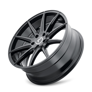 Kraze KR194 Cosmos 20x8.5 / 5x112 BP / 38mm Offset / 66.56mm Hub Gloss Black Wheel