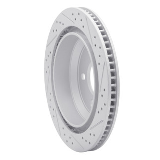 R1 98-02 Chevrolet Camaro Rear Right Drilled & Slotted Geo-Carbon Rotor