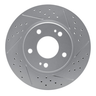R1 00-24 Chrysler Sebring Front Right Drilled & Slotted Geo-Carbon Rotor