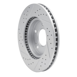 R1 00-24 Chrysler Sebring Front Right Drilled & Slotted Geo-Carbon Rotor