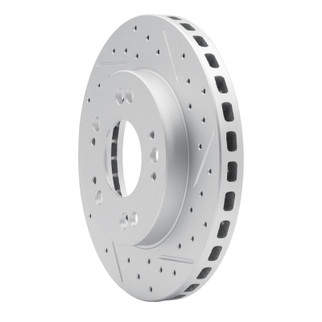 R1 90-05 Chrysler Sebring Front Right Drilled & Slotted Geo-Carbon Rotor