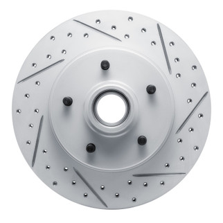 R1 91-96 Buick Commercial Chassis Front Right Drilled & Slotted Geo-Carbon Rotor