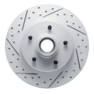 R1 91-96 Buick Roadmaster Front Left Drilled & Slotted Geo-Carbon Rotor