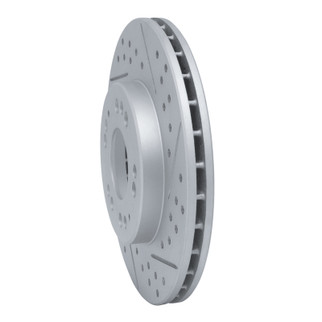 R1 91-04 Dodge Stealth Front Right Drilled & Slotted Geo-Carbon Rotor