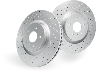 R1 73-98 International/Navistar S Models Conventional Front/Rear Left Drill & Slot Geoperf Rotor