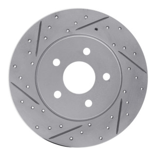 R1 01-08 Ford Mondeo (Mexico) Rear Right Drilled & Slotted Geo-Carbon Rotor