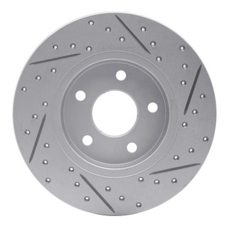 R1 01-08 Ford Mondeo (Mexico) Rear Right Drilled & Slotted Geo-Carbon Rotor