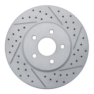 R1 01-08 Ford Mondeo (Mexico) Front Right Drilled & Slotted Geo-Carbon Rotor