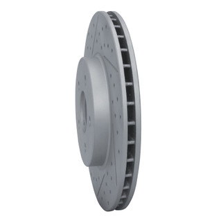 R1 01-08 Ford Mondeo (Mexico) Front Left Drilled & Slotted Geo-Carbon Rotor