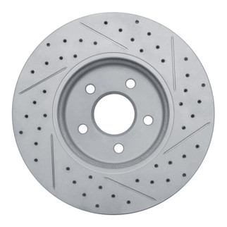 R1 01-08 Ford Mondeo (Mexico) Front Left Drilled & Slotted Geo-Carbon Rotor