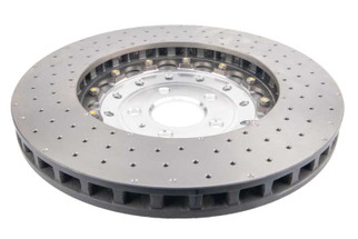 DBA 14-18 Audi RS7 Iron Rotors Front 5000 Series Drilled & Slotted Rotor w/Silver Hat