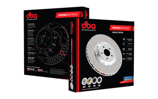 DBA 05-13 Chevrolet Corvette Base Front 5000 Series Drilled & Slotted Ring