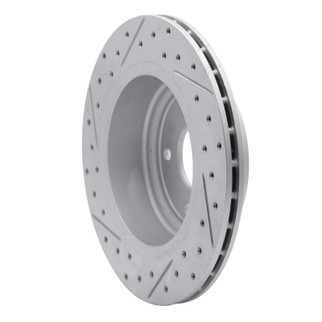 R1 95-06 Jaguar Xjr Rear Right Drilled & Slotted Geo-Carbon Rotor