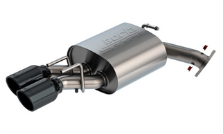 Borla 2025 Toyota Camry SE/XSE AT S-type Axle-Back Exhaust - 3.5in Black Chrome Tips