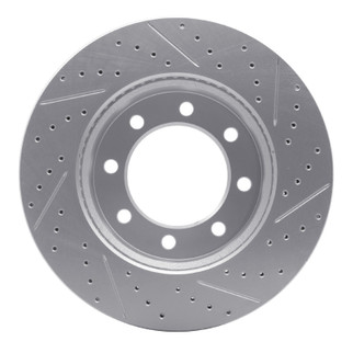 R1 71-91 Chevrolet V20 & V2500 Suburban Front Left Drilled & Slotted Geo-Carbon Rotor