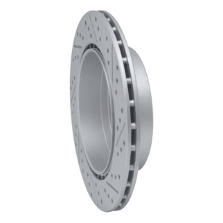 R1 17-25 Subaru Brz Rear Left Drilled & Slotted Geo-Carbon Rotor