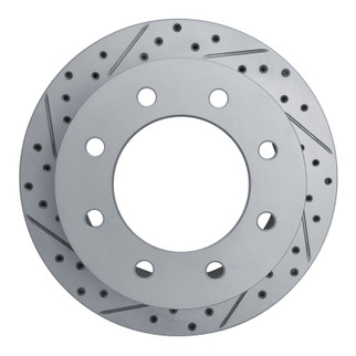 R1 11-19 Chevrolet Silverado 3500 Hd Rear Left Drilled & Slotted Geo-Carbon Rotor