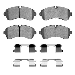 DFC 06-24 American Coach Patriot Rear/Front 5000 Advanced Low Metallic Brake Pads and Hardware Kit