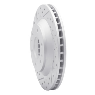 R1 02-05 Buick Rainier Front Left Drilled & Slotted Geo-Carbon Rotor