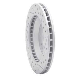 R1 02-05 Buick Rainier Front Left Drilled & Slotted Geo-Carbon Rotor