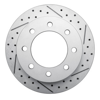 R1 99-20 Chevrolet Silverado 1500 Hd Rear Right Drilled & Slotted Geo-Carbon Rotor