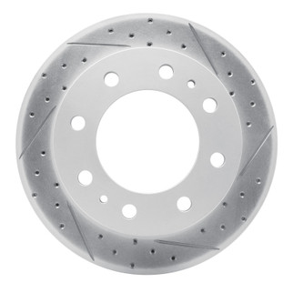 R1 99-20 Cadillac Deville Front Right Drilled & Slotted Geo-Carbon Rotor
