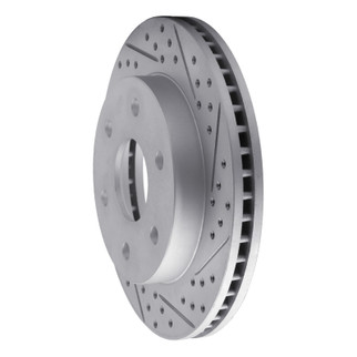 R1 96-04 Infiniti Qx4 Front Right Drilled & Slotted Geo-Carbon Rotor