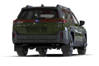 Rally Armor 2026 Subaru Outback (Incl. Wilderness) Black Mud Flap - Metallic Black Logo