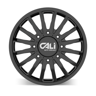 Cali Off-Road 9110D Summit Dually 20x8.25 / 8x210 BP / 115mm Offset / 154.2mm Hub Gloss Black Wheel