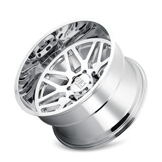 Cali Off-Road 9115 Invader 20x10 / 8x165.1 BP / -25mm Offset / 125.2mm Hub Chrome Wheel