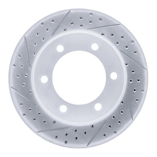 R1 95-04 Toyota 4Runner Front Left Drilled & Slotted Geo-Carbon Rotor
