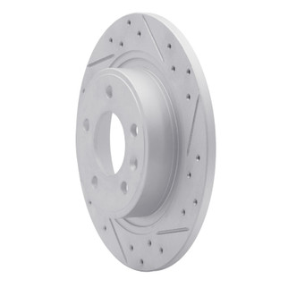 R1 11-19 Buick Cascada Rear Right Drilled & Slotted Geo-Carbon Rotor
