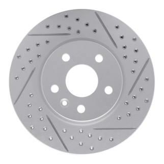 R1 11-23 Chevrolet Bolt Ev Front Right Drilled & Slotted Geo-Carbon Rotor