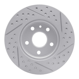 R1 11-23 Chevrolet Cruze (Mexico) Front Left Drilled & Slotted Geo-Carbon Rotor