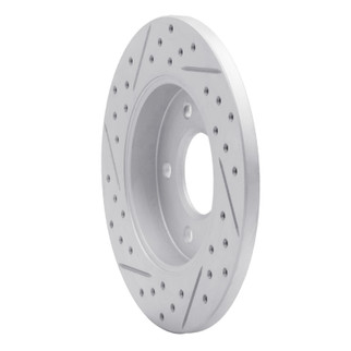 R1 04-16 Buick Lacrosse Rear Right Drilled & Slotted Geo-Carbon Rotor