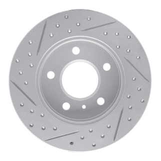 R1 04-16 Buick Lacrosse Rear Right Drilled & Slotted Geo-Carbon Rotor