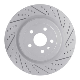 R1 09-24 Cadillac Cts Rear Right Drilled & Slotted Geo-Carbon Rotor