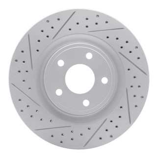 R1 07-10 Chevrolet Hhr Front Right Drilled & Slotted Geo-Carbon Rotor