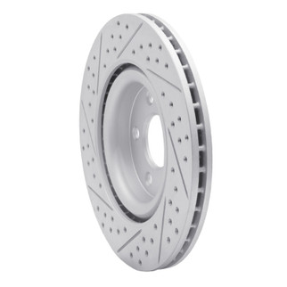 R1 07-10 Chevrolet Hhr Front Right Drilled & Slotted Geo-Carbon Rotor