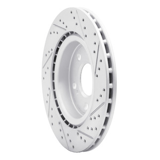 R1 14-19 Mercedes-Benz Gla250 (Mexico) Rear Left Drilled & Slotted Geo-Carbon Rotor