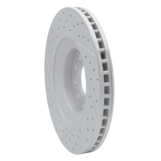 R1 98-09 Audi A4 (USA/Canada) Front Right Drilled & Slotted Geo-Carbon Rotor