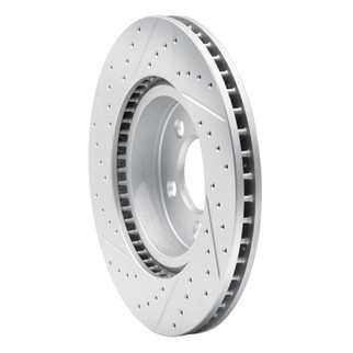 R1 97-05 Chevrolet Malibu Front Right Drilled & Slotted Geo-Carbon Rotor